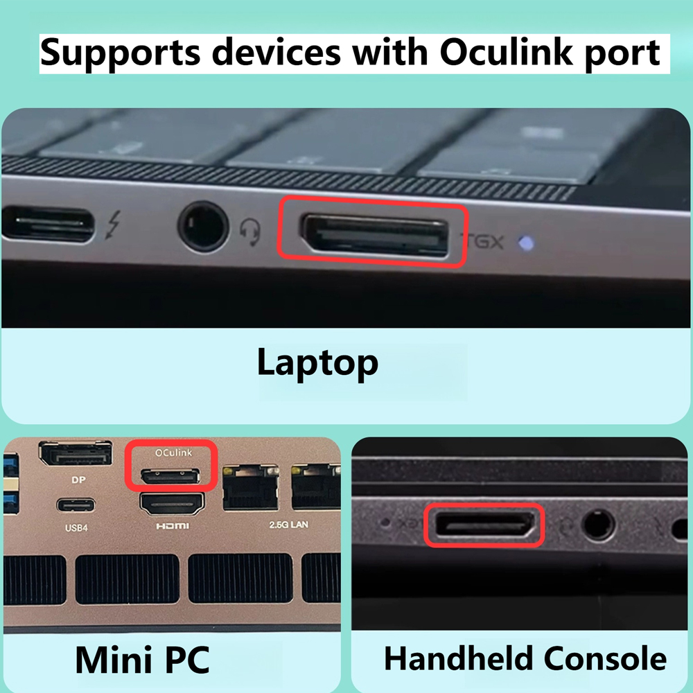 Oculink eGPU Graphics Card Doc - Oculink Egpu Dock Graphics Card ulasan dan harga