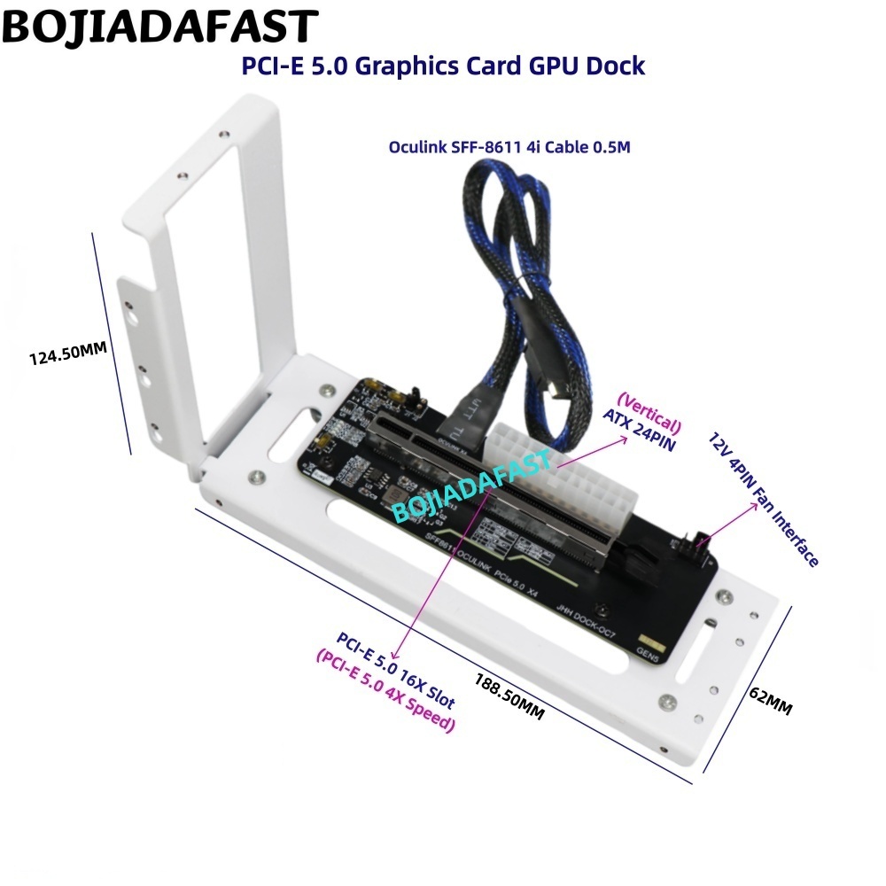 PCI-E 5.0 X4 OCuLink External  - Oculink Egpu Dock Graphics Card ulasan dan harga
