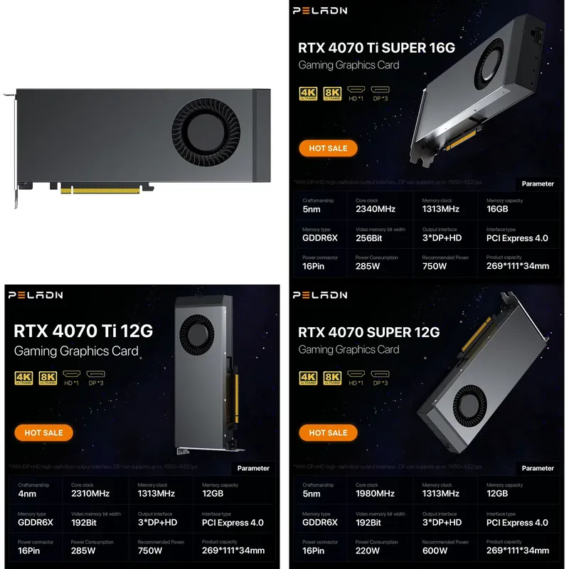 Hot Sale Geforce RTX 4070 4070 - Rtx 4070 Ti Super 16Gb ulasan dan harga