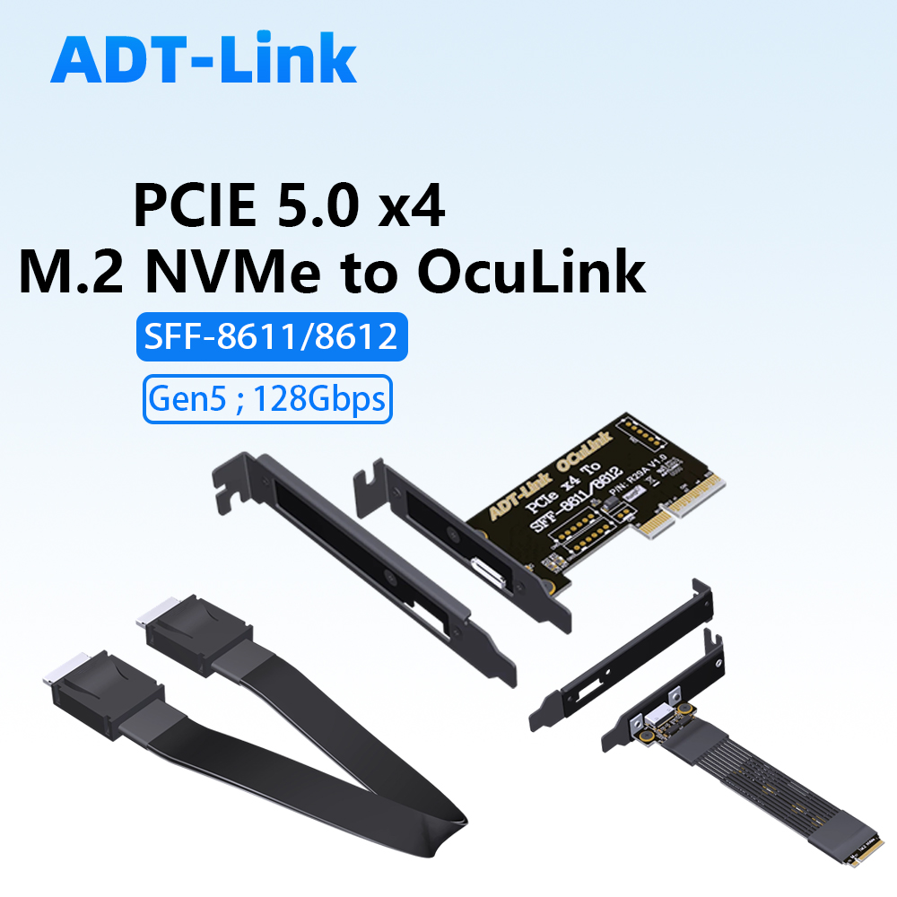 PCIE 5.0 X4 Gen5 M.2 NVMe to S - Oculink Egpu Dock Graphics Card ulasan dan harga
