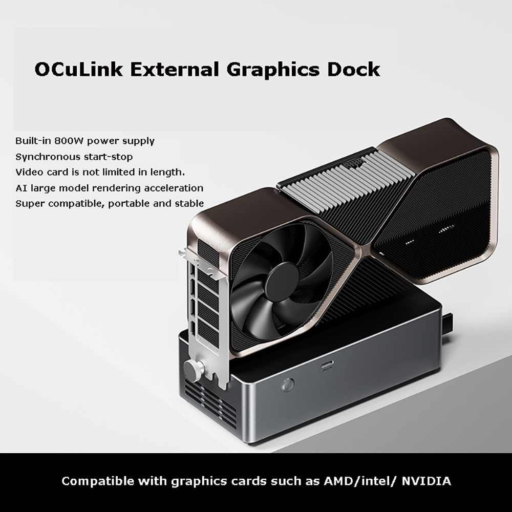 AG02/AG01 EGPU Dock with OCuLi - Oculink Egpu Dock Graphics Card ulasan dan harga