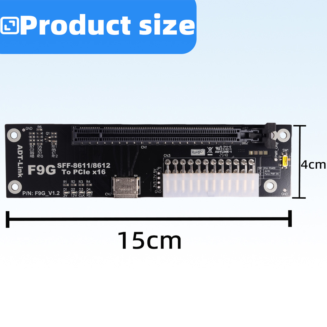OCuLink SFF-8611 /8612 to PCIe - Oculink Egpu Dock Graphics Card ulasan dan harga