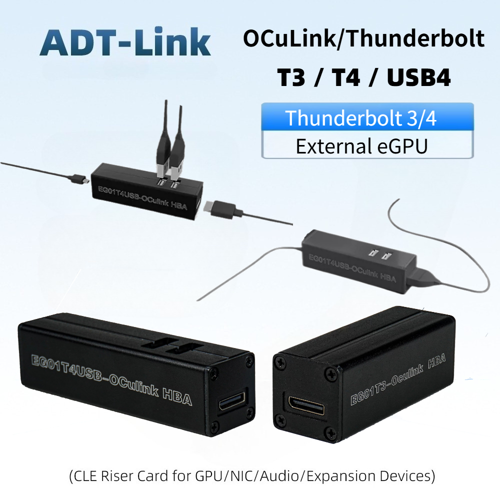 T3 / T4 OCuLink Thunderbolt 4  - Oculink Egpu Dock Graphics Card ulasan dan harga