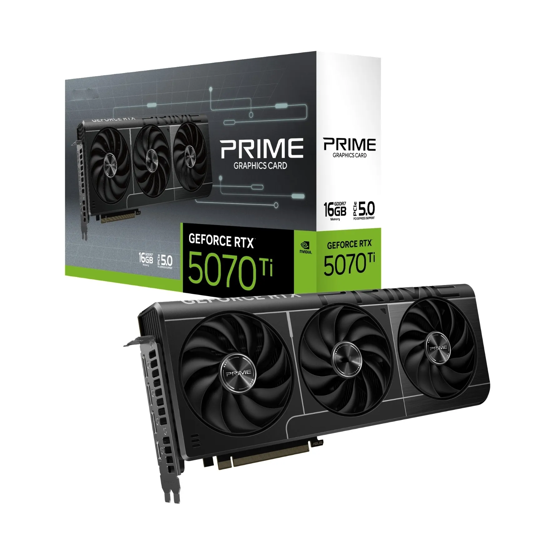 2025 New PRIME GeForce RTX 507 - Triple Fan Gaming Graphics Card 16Gb ulasan dan harga