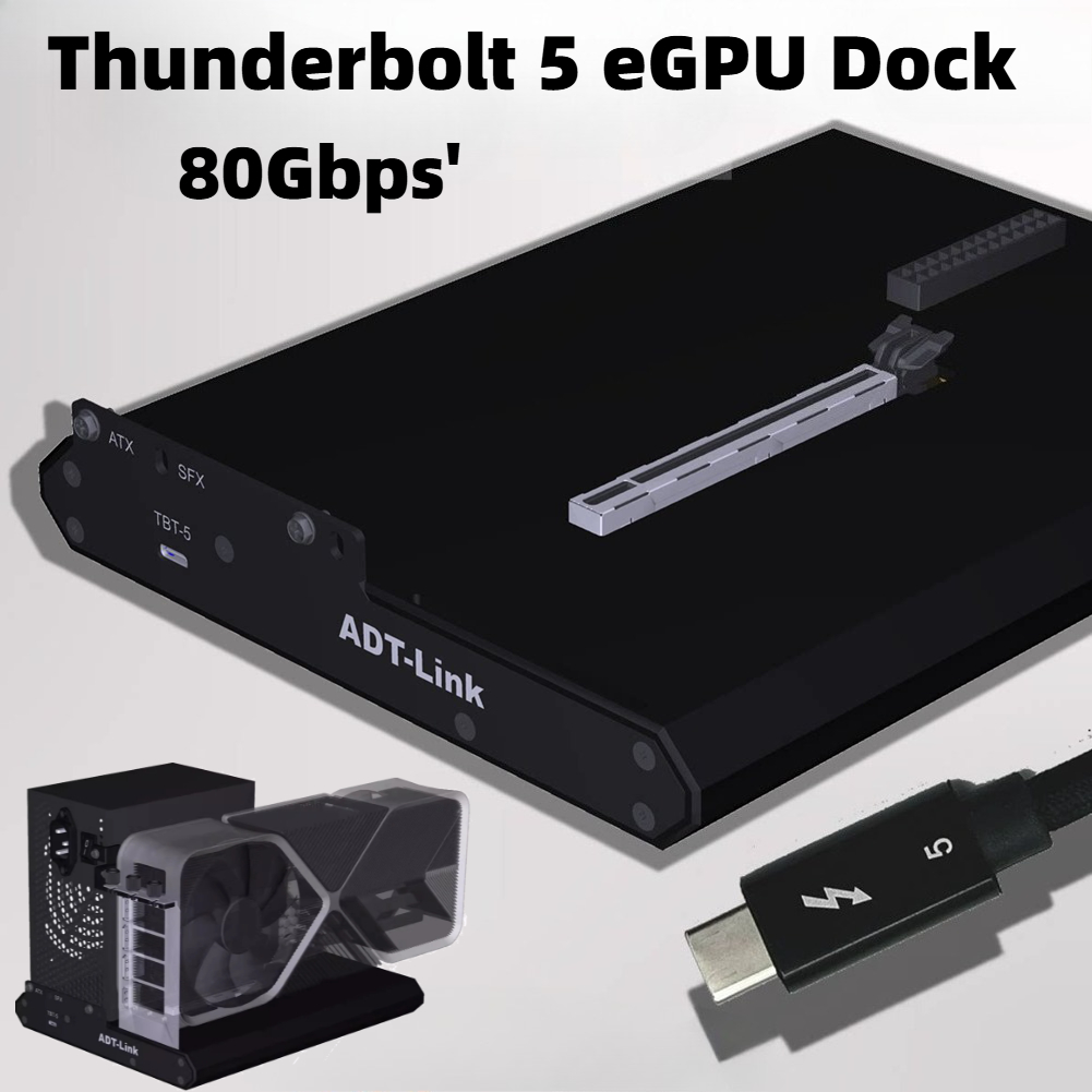 ADT Thunderbolt-5/4/3 External - Thunderbolt 4 External Gpu Enclosure ulasan dan harga